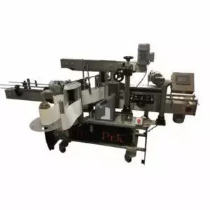 Horizontal Sticker Labelling Machine 6 Automatic Two Side Sticker Labelling Machine