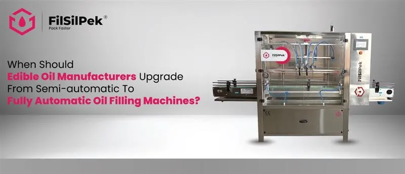 How do automatic oil filling machines reduce oxidation and improve shelf life of edible oils?