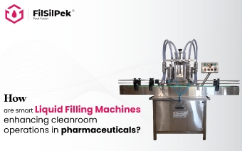 How are smart liquid filling machines enhancing cleanroom operations in pharmaceuticals?