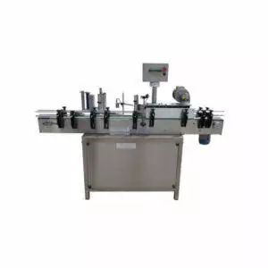 Horizontal Sticker Labelling Machine 5 Square Bottle Wrap Around Labelling Machine
