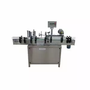Front Back and Round Sticker Labeling Machine 4 Automatic Round Jar Sticker Labelling Machine