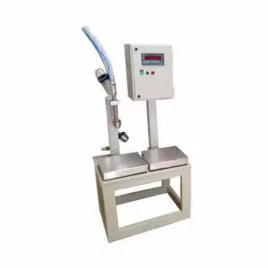 Semi Automatic Weigh base oil Filling Machine