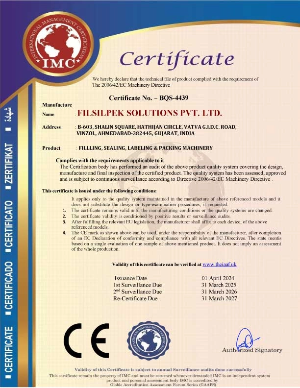 filsil certificate 123